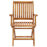 vidaXL Tuinstoelen 2 st met antracietkleurige kussens massief teakhout