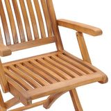 vidaXL Tuinstoelen 2 st met antracietkleurige kussens massief teakhout