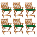 vidaXL Tuinstoelen 2 st met antracietkleurige kussens massief teakhout