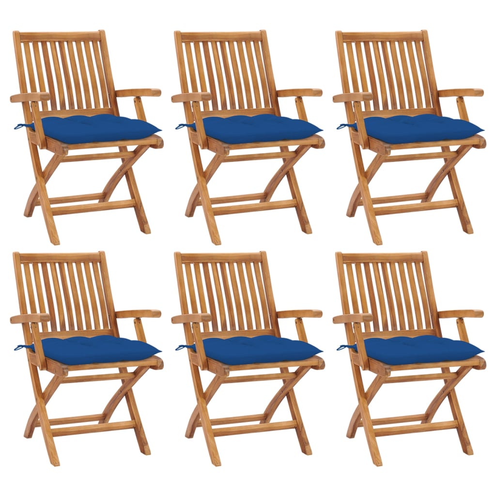 vidaXL Tuinstoelen 2 st met antracietkleurige kussens massief teakhout