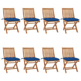 vidaXL Tuinstoelen 2 st met antracietkleurige kussens massief teakhout