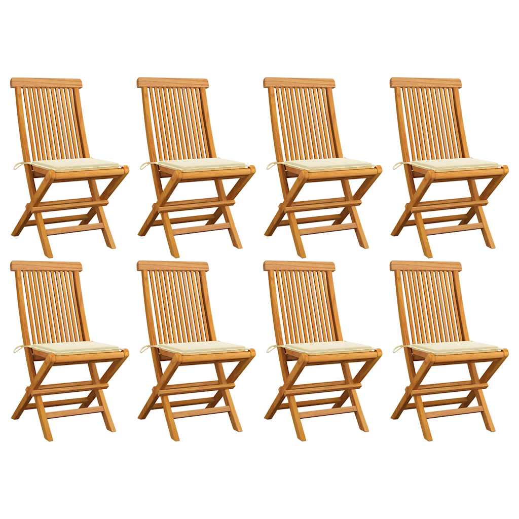 vidaXL Tuinstoelen 2 st met antracietkleurige kussens massief teakhout