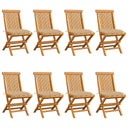 vidaXL Tuinstoelen 2 st met antracietkleurige kussens massief teakhout