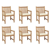 vidaXL Garden Chairs 2 pcs with Anthracite Cushions Solid Teakwood