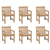 vidaXL Garden Chairs 2 pcs with Anthracite Cushions Solid Teakwood