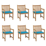 vidaXL Garden Chairs 2 pcs with Anthracite Cushions Solid Teakwood