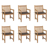 vidaXL Garden Chairs 2 pcs with Anthracite Cushions Solid Teakwood
