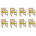 vidaXL Tuinstoelen 2 st avec antracietkleurige kussens massief teakhout