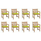 vidaXL Garden Chairs 2 pcs with Anthracite Cushions Solid Teakwood