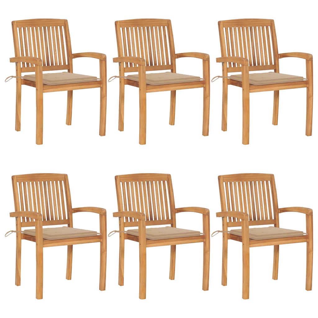 vidaXL Garden Chairs 2 pcs with Anthracite Cushions Solid Teakwood