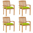 vidaXL Tuinstoelen 2 st met antracietkleurige kussens massief teakhout