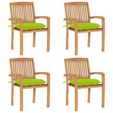 vidaXL Tuinstoelen 2 st met antracietkleurige kussens massief teakhout
