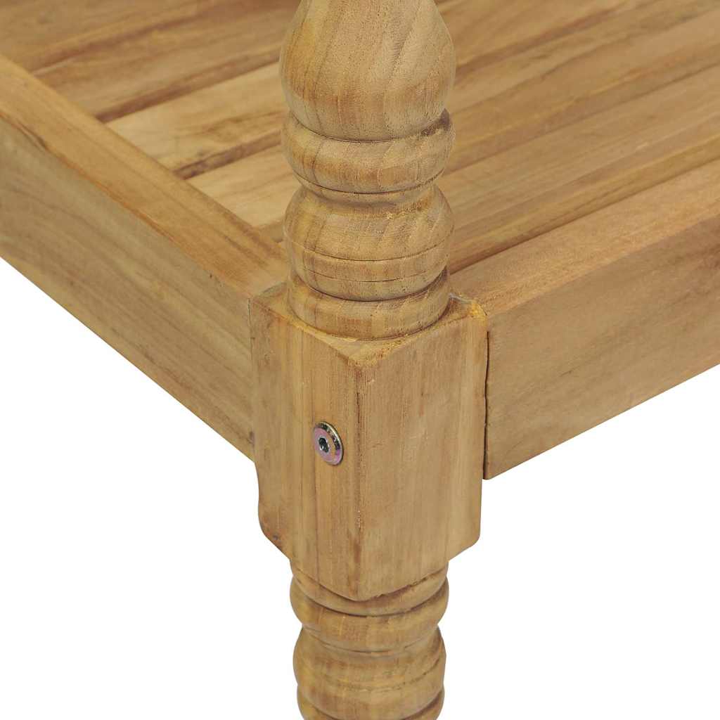 vidaXL Stoelen Batavia 4 st massief teakhout