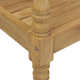 vidaXL Stoelen Batavia 4 st massief teakhout