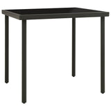 vidaXL 3-Piece Garden Dining Set Steel