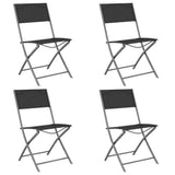 vidaXL 3-Piece Garden Dining Set Steel