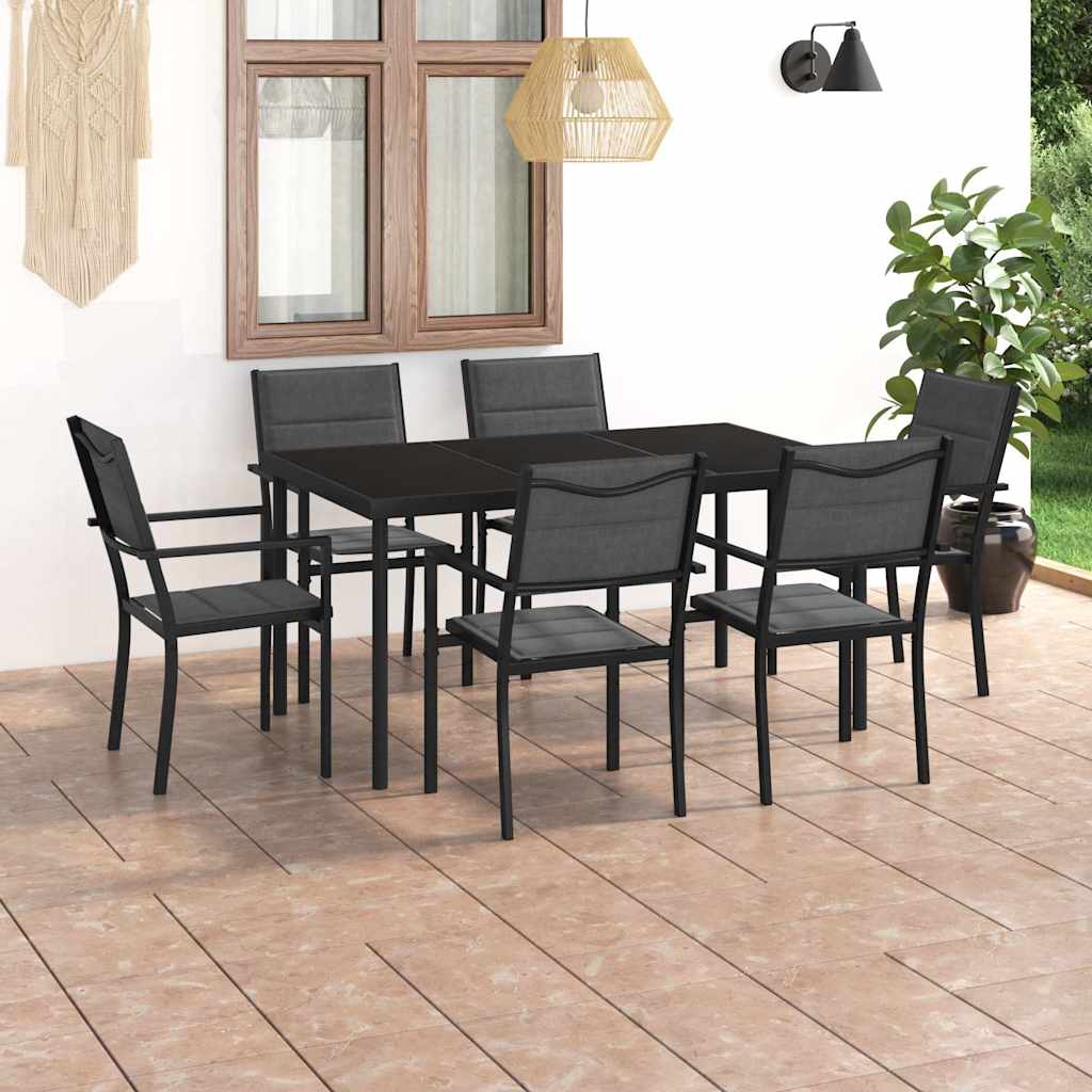 vidaXL 5-delige Tuinset staal