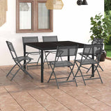 vidaXL 5-piece Garden Dining Set Steel