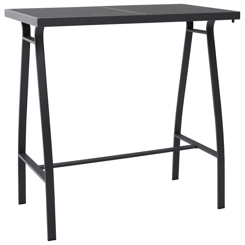 vidaXL 5-piece Garden Bar Set black