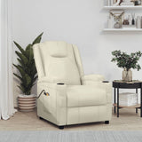 vidaXL Electric massage chair artificial leather black