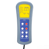vidaXL elektrische massagestoel crème stof