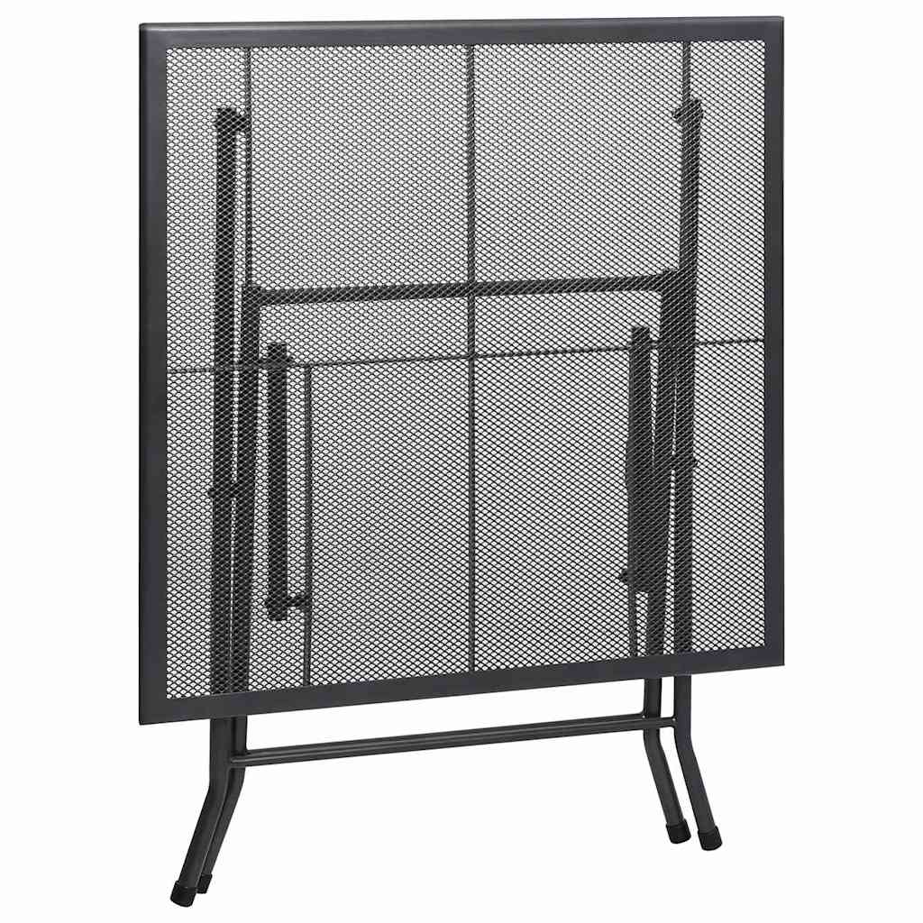 vidaXL 3-Piece Garden Dining Set Steel Anthracite