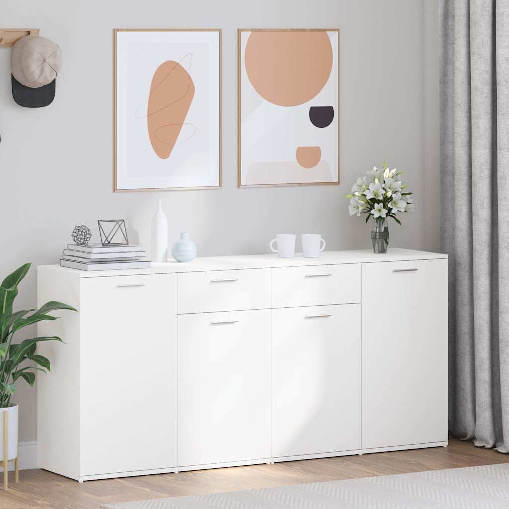 vidaXL Sideboard 160x36x75 cm engineered wood white