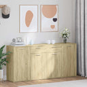 vidaXL Sideboard 160x36x75 cm engineered wood white