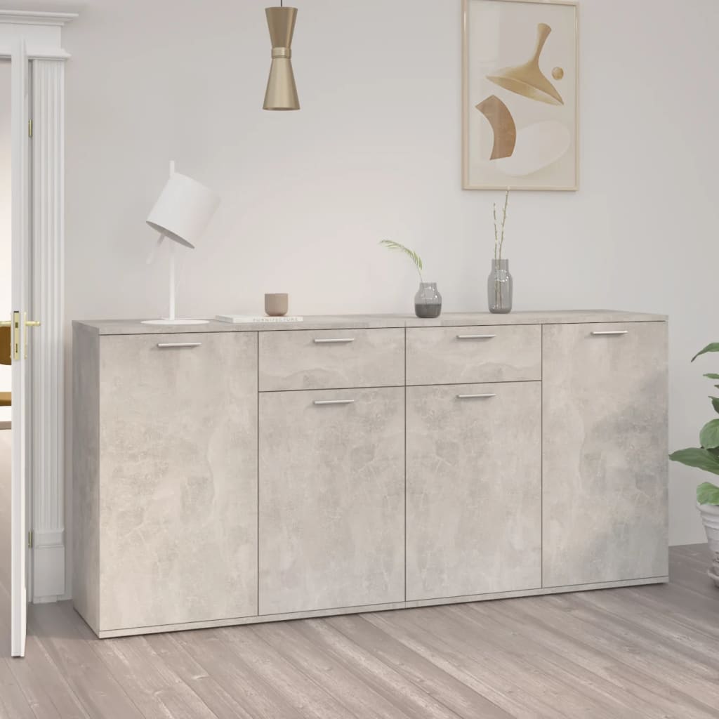vidaXL Sideboard 160x36x75 cm engineered wood white
