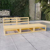 vidaXL 3-Piece Lounge Set Solid Pinewood