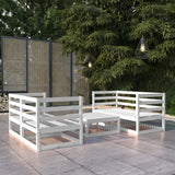 vidaXL 5-delige Loungeset massief grenenhout