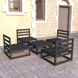 3075264 vidaXL 5- delige Tuin Lounge Set Massief Hout Grenen