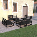 vidaXL Salon de jardin 9 pcs Bois de pin massif
