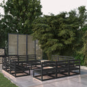 vidaXL 13-delige Loungeset massief grenenhout