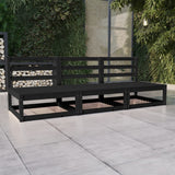 vidaXL 3-Seater Garden Bench Solid Pinewood
