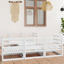 vidaXL 6-delige Loungeset massief grenenhout