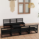 vidaXL 8-delige Loungeset massief grenenhout