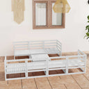 vidaXL 8-delige Loungeset massief grenenhout