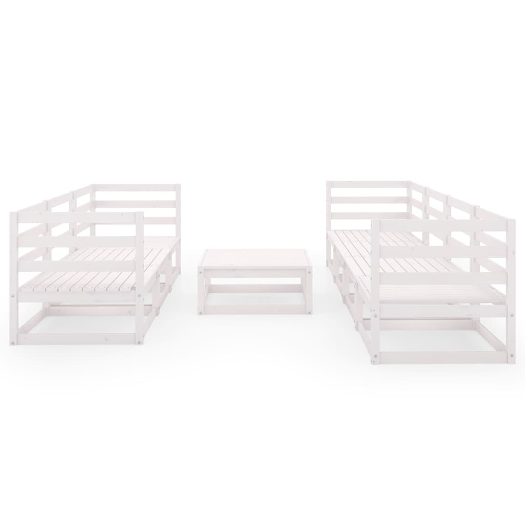 vidaXL 8-delige Loungeset massief grenenhout