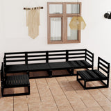 vidaXL 6-Piece Lounge Set Solid Pine Wood Grey