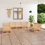 vidaXL 7-Piece Lounge Set Solid Pine Wood