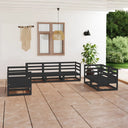 vidaXL 7-delige Loungeset massief grenenhout