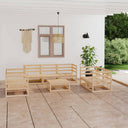 vidaXL 8-delige Loungeset massief grenenhout