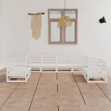 vidaXL 8-Piece Lounge Set Solid Pine Wood