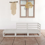 vidaXL 3-Piece Lounge Set Solid Pinewood