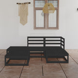 vidaXL 5-delige Loungeset massief grenenhout