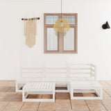 vidaXL 5-Piece Lounge Set Solid Pine Wood