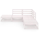 vidaXL 5-Piece Lounge Set Solid Pine Wood