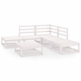 vidaXL 6-delige Loungeset massief grenenhout
