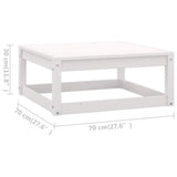 vidaXL 8-delige Loungeset massief grenenhout